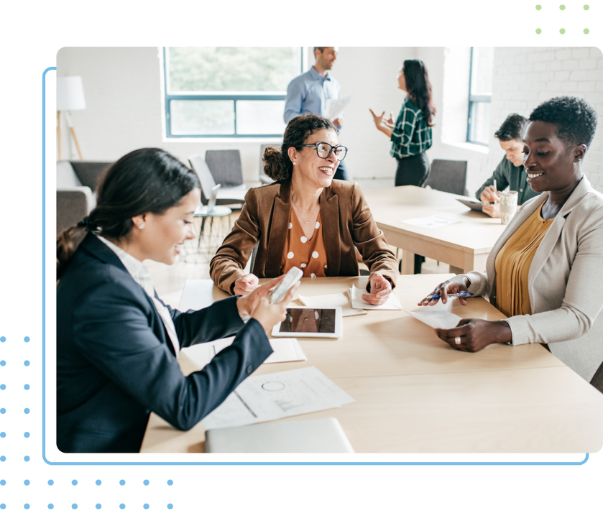 Accountants in a meeting at the accounting firm