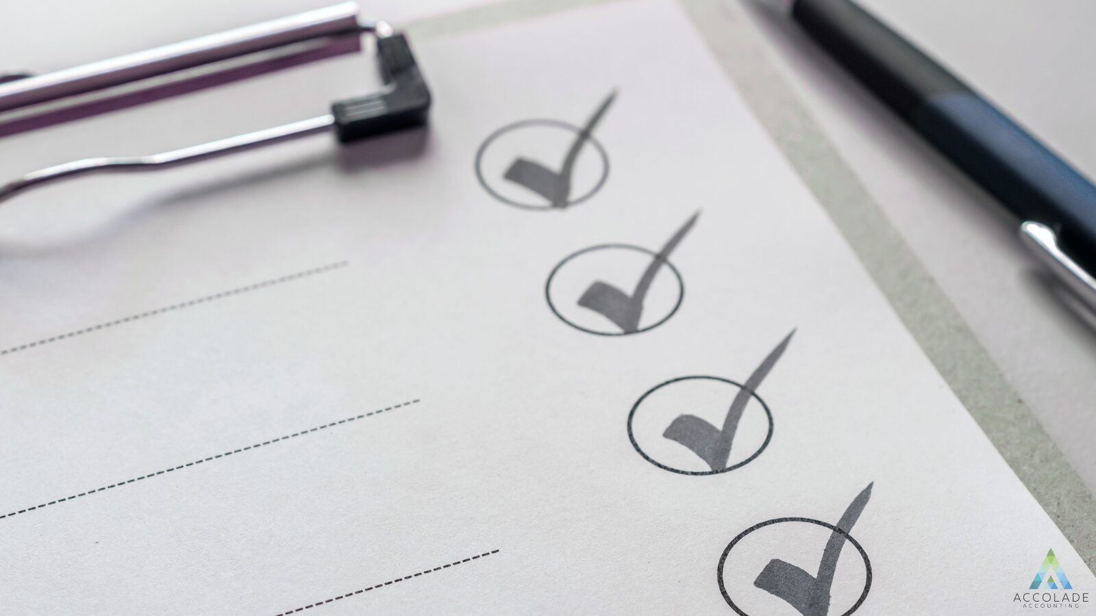 Accolade Tax Blogs Checklist